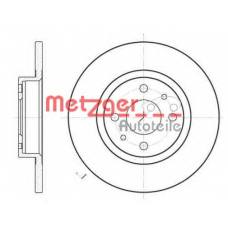 6191.00 METZGER Тормозной диск