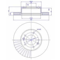 142.825 CAR Тормозной диск