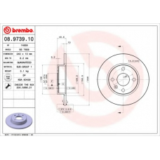 BS 7658 BRECO Тормозной диск