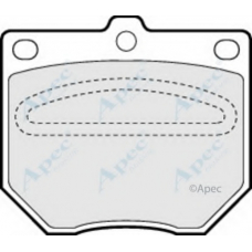PAD456 APEC Комплект тормозных колодок, дисковый тормоз
