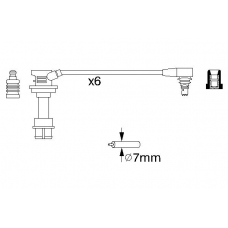 0 986 356 947 BOSCH Комплект проводов зажигания