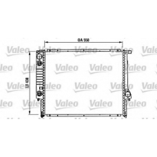 819269 VALEO Радиатор, охлаждение двигателя