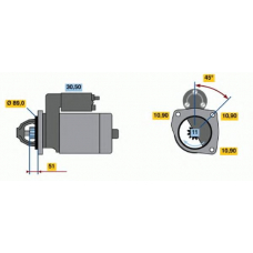 0 001 367 032 BOSCH Стартер