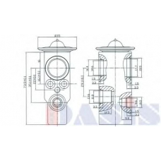 840250N AKS DASIS Расширительный клапан, кондиционер