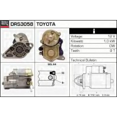 DRS3058 DELCO REMY Стартер