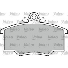 598214 VALEO Комплект тормозных колодок, дисковый тормоз