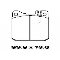 BL1069B2 FTE Колодки тормозные