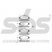 1501222559 S.b.s. Комплект тормозных колодок, дисковый тормоз