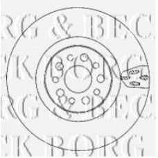 BBD5924S BORG & BECK Тормозной диск