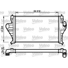 816919 VALEO Интеркулер