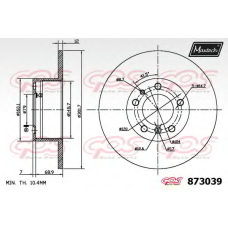 873039.6060 MAXTECH Тормозной диск