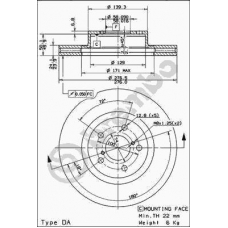 09.5674.24 BREMBO Тормозной диск