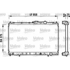 734139 VALEO Радиатор, охлаждение двигателя