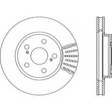 BDA1725.20 OPEN PARTS Тормозной диск