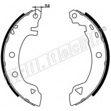 17146 fri.tech. Комплект тормозных колодок