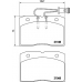 2118801 TEXTAR Комплект тормозных колодок, дисковый тормоз