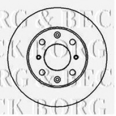 BBD4007 BORG & BECK Тормозной диск