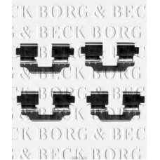 BBK1326 BORG & BECK Комплектующие, колодки дискового тормоза