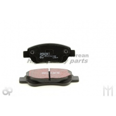 1080-2212A ASHUKI Комплект тормозных колодок, дисковый тормоз