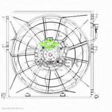 32-2016 KAGER Вентилятор, конденсатор кондиционера