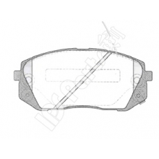 IBD-1K20 IPS Parts Комплект тормозных колодок, дисковый тормоз