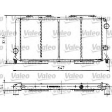 810991 VALEO Радиатор, охлаждение двигателя