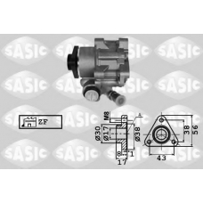 7076058 SASIC Гидравлический насос, рулевое управление