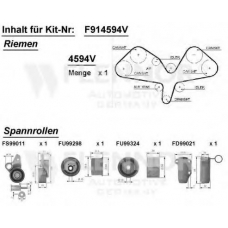 F904487V FLENNOR Комплект ремня грм