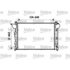 734801 VALEO Радиатор, охлаждение двигателя