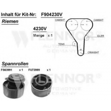 F904207V FLENNOR Комплект ремня грм