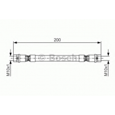 1 987 476 402 BOSCH Тормозной шланг