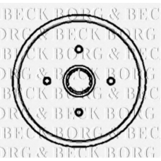 BBR7001 BORG & BECK Тормозной барабан