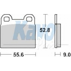 BS-2905 KAVO PARTS Комплект тормозных колодок