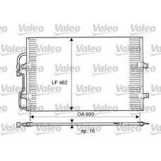 816852 VALEO Конденсатор, кондиционер