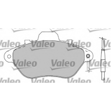 597117 VALEO Комплект тормозных колодок, дисковый тормоз