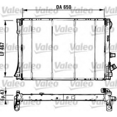 731529 VALEO Радиатор, охлаждение двигателя