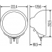 1F8 007 560-011 HELLA Фара дальнего света