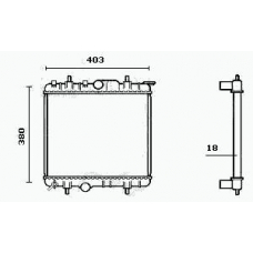 RM0223 EQUAL QUALITY Радиатор, охлаждение двигателя