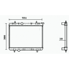 RM0605 EQUAL QUALITY Радиатор, охлаждение двигателя