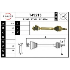 T49213 EAI Приводной вал