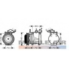 5300K442 VAN WEZEL Компрессор, кондиционер