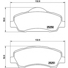 8DB 355 020-771 HELLA PAGID Комплект тормозных колодок, дисковый тормоз