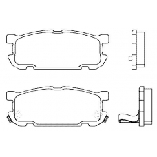 23876 120  0 5 T4067 TEXTAR Колодки тормозные