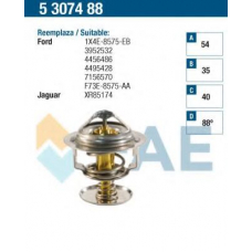 5307488 FAE Термостат, охлаждающая жидкость