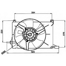 0680361 KUHLER SCHNEIDER Вентилятор, охлаждение двигателя