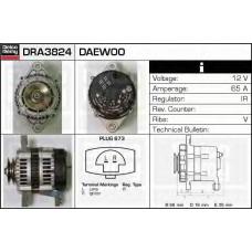 DRA3824N DELCO REMY Генератор