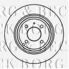 BBD5038 BORG & BECK Тормозной диск