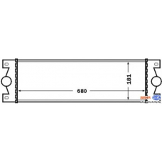 8ML 376 776-521 HELLA Интеркулер