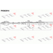 FKS02014 FTE Трос, управление сцеплением