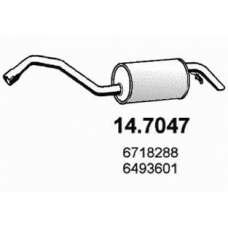 14.7047 ASSO Глушитель выхлопных газов конечный